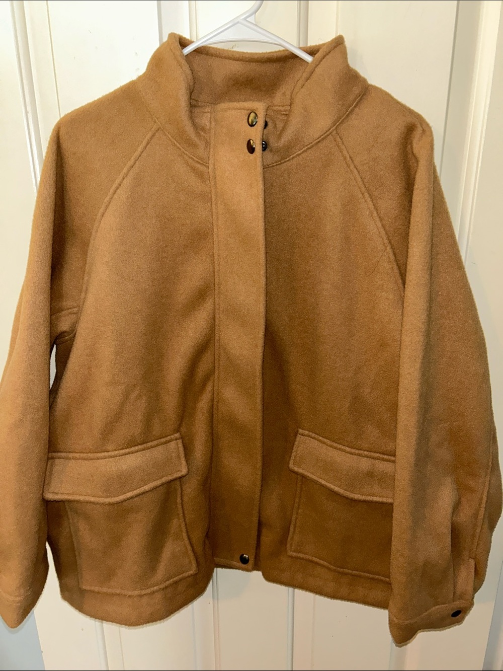 Banana Republic Women's Coat in Camel Brown